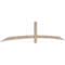 Ekena Millwork Bellingham Smooth Timber Gable Bracket, Douglas Fir, 108"W x 22"H x 1 1/2"D x 3 1/2"F, 5/12 Pitch GBW108X22X0204BEL00SDF - alternate 3